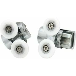 For Sliding Shower Door 2 Double Rollers 2 Wheels 23 Mm Roller Shower Diameter 23 Mm 2 Rollers Up And Down -Comfort Bathroom Store 95645851 4