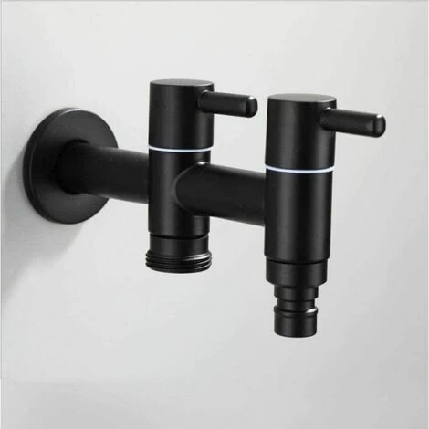 Garden Faucet Kit Black Lengthened Faucet Washing Machine Balcony Bathroom Water Faucet Mop Pool Faucet Faucet Outdoor Kitchen Faucet 304 Stainless Steel Household Faucet 3 Garden Faucet Kit Black Lengthened Faucet Washing Machine Balcony Bathroom Water Faucet Mop Pool Faucet Faucet Outdoor Kitchen Faucet 304 Stainless Steel Household Faucet