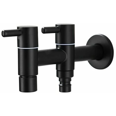 Garden Faucet Kit Black Lengthened Faucet Washing Machine Balcony Bathroom Water Faucet Mop Pool Faucet Faucet Outdoor Kitchen Faucet 304 Stainless Steel Household Faucet 6 Garden Faucet Kit Black Lengthened Faucet Washing Machine Balcony Bathroom Water Faucet Mop Pool Faucet Faucet Outdoor Kitchen Faucet 304 Stainless Steel Household Faucet - Image 4