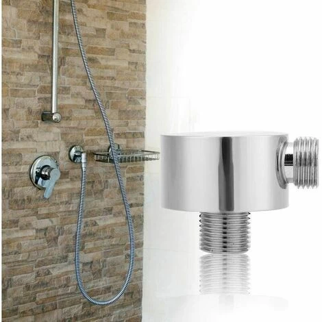 Wall Mount Brass Shower Trio Handheld Supply Elbow Round Shape Shower Hose Connector G1/2 Shower Outlet Elbow For Hand Shower 4 Wall Mount Brass Shower Trio Handheld Supply Elbow Round Shape Shower Hose Connector G1/2 Shower Outlet Elbow For Hand Shower - Image 2