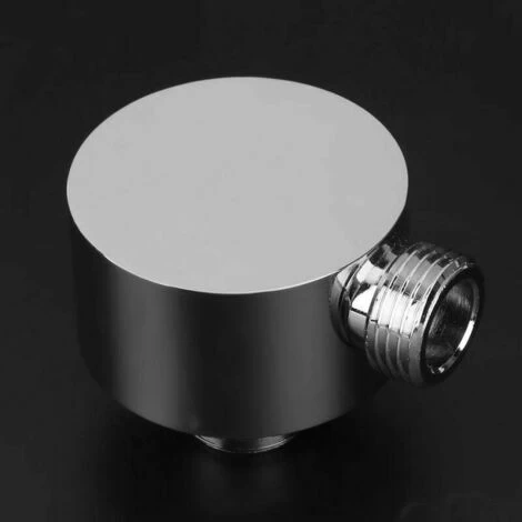 Wall Mount Brass Shower Trio Handheld Supply Elbow Round Shape Shower Hose Connector G1/2 Shower Outlet Elbow For Hand Shower 6 Wall Mount Brass Shower Trio Handheld Supply Elbow Round Shape Shower Hose Connector G1/2 Shower Outlet Elbow For Hand Shower - Image 4