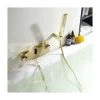 Wall Mounted Waterfall Bathtub Mixer Tap Bathtub Faucet Wall Mounted Waterfall Shower Head Hot And Cold Bathtub Faucet (Gold) 2 Wall Mounted Waterfall Bathtub Mixer Tap Bathtub Faucet Wall Mounted Waterfall Shower Head Hot And Cold Bathtub Faucet (Gold) -Comfort Bathroom Store 95708932 1