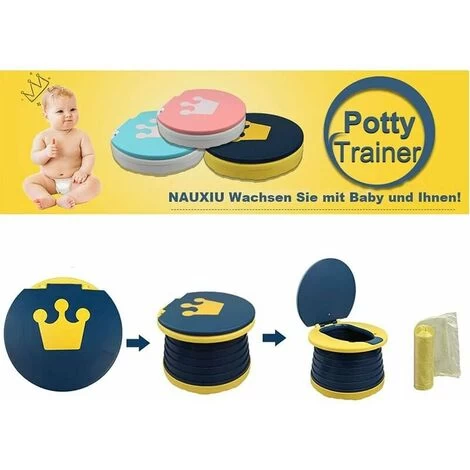 Folding Children's Toilet, Travel Potty (pink) 245CM 6 Folding Children's Toilet, Travel Potty (pink) 245CM - Image 4