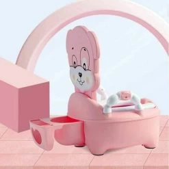 Potty Potty Potty Toilet Seat Potty Training Toilet Seat With Backrest -Comfort Bathroom Store 95725979 3