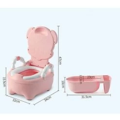 Potty Potty Potty Toilet Seat Potty Training Toilet Seat With Backrest -Comfort Bathroom Store 95725979 4