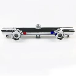 Sky Thermostatic Mixer Shower Set COOL TOUCH Thermostatic Valved Silve Square -Comfort Bathroom Store 95921633 3