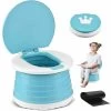 One Piece Infant Potty Potty Baby Child Potty Portable Foldable Potty Kids Travel Toilet Learning Cleaning Kids Boys Girls Car Potty Indoor Outdoor Park Camping (Green) 2 One Piece Infant Potty Potty Baby Child Potty Portable Foldable Potty Kids Travel Toilet Learning Cleaning Kids Boys Girls Car Potty Indoor Outdoor Park Camping (Green) -Comfort Bathroom Store 95947443 1