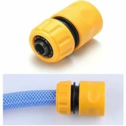 Pack Of 10 Quick Couplings - 1/2 "- For Hose - To Connect Garden Devices - 10 Pieces -Comfort Bathroom Store 96002349 3