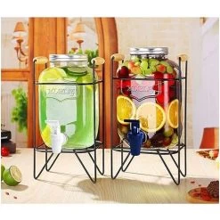 Replacement Cooler Faucet Water Bottle Carafe Reusable Spout, Free Dispenser Faucet Set, Gravity Water Tap -Comfort Bathroom Store 96085354 4