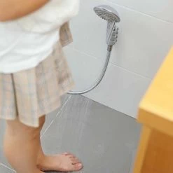 Handheld Shower Holder, 2 Pack Wall Mount Silicone Suction Cup No Drilling Required For Marble Glass Metal Ceramic -Comfort Bathroom Store 96212043 3