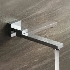 Shower Set Bath Spout Chrome Bathtub Spout Wall Mounted Rotating Bathtub Spout Brass Macaron Bathtub Faucet -Comfort Bathroom Store 96460613 5