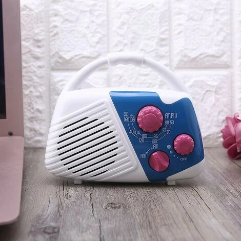 Waterproof Aa Battery Fm Am Radio Shower Radio With Speaker For Bathroom 4 Waterproof Aa Battery Fm Am Radio Shower Radio With Speaker For Bathroom - Image 2