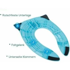 Foldable Travel Toilet Seat Child Portable Comfort Baby Toilet Seat PP Material With 4 Non-Slip Silicone Pads And 1 Carry Bag (Blue) 10 Foldable Travel Toilet Seat Child Portable Comfort Baby Toilet Seat PP Material With 4 Non-Slip Silicone Pads And 1 Carry Bag (Blue) -Comfort Bathroom Store 96484559 4