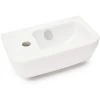 Vitra Integra Wash Basin 37x22 Cm, Left-hand Hole, White (7090-003-0028)