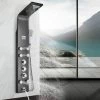 Shower Panel Black 5 Function Shower Heads With Waterfall Rainfall Shower 6 Massage Nozzles Tub Spout Handheld Shower For Bathroom Wall Mounted 1 Shower Panel Black 5 Function Shower Heads With Waterfall Rainfall Shower 6 Massage Nozzles Tub Spout Handheld Shower For Bathroom Wall Mounted -Comfort Bathroom Store 96924489 1
