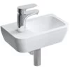 Vitra Set Wash Basin 37x22 Cm With Tap Hole On The Left + Trap (7090-003-0028-SET) -Comfort Bathroom Store 97071444 1