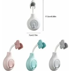 Bathroom Wall Mounted Shower Head Holder 360 Degree Adjustable Self Adhesive Shower Head Holder With Hook Holder, Gray 11 Bathroom Wall Mounted Shower Head Holder 360 Degree Adjustable Self Adhesive Shower Head Holder With Hook Holder, Gray -Comfort Bathroom Store 97102629 5
