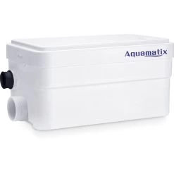 Aquamatix Duscha 250W Sanitary Silent Waste Pump, Lift Pump Shower Equipped With Two Inlets