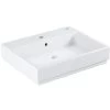 Grohe Cube Ceramic Wash Basin 60, Wall Fixings Not Included, Alpine White (3947300H) -Comfort Bathroom Store 97477760 1