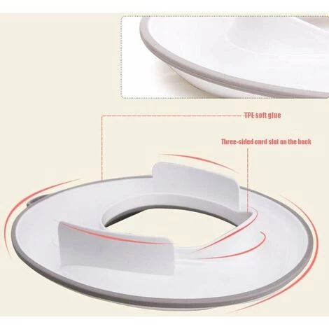 Children's Toilet Seat,Toilet Reducer Booster Child Toilet,Baby Size Potty Toilet Training Seat Child Toilet Ring 5 Children's Toilet Seat,Toilet Reducer Booster Child Toilet,Baby Size Potty Toilet Training Seat Child Toilet Ring - Image 3
