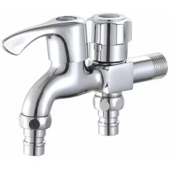 High Quality Brass Dual Use Washing Machine Faucet Bathroom Corner Faucet Garden Faucet Outdoor Mixer Garden Faucet A -Comfort Bathroom Store 97684364 5