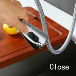 Shower Faucet With Stop Button 2 Types Pull Out Spray Kitchen Sink Pro Head For Toilet Mixer T -Comfort Bathroom Store 97689083 5