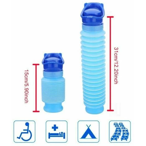 2pcs 750ml Flexible Pee Urinal Urine Men Women Portable Urinal Urine Funnel Car Camping Travel Toilet 7 2pcs 750ml Flexible Pee Urinal Urine Men Women Portable Urinal Urine Funnel Car Camping Travel Toilet - Image 5
