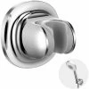 Self Adhesive Shower Head Holder, Universal Adjustable Angle Hand Shower Holder, Wall Mounted For Bathroom, ABS Chrome -Comfort Bathroom Store 97696763 1