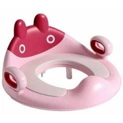 Kids Toilet Seat Baby Toilet Seat Reducer For Toddler Toilets With Small Cushion Handle And Back Trainer Non-Slip Design Round And Oval Toilets