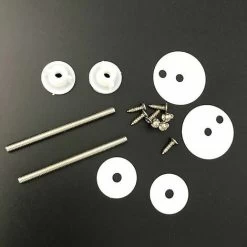 Zinc Alloy Toilet Lid Hinge With Screws Accessories Toilet Accessories -Comfort Bathroom Store 97699981 5