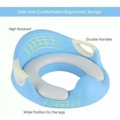 Wc Child Toilet Seat Step Toilet Reducer Child Feet Booster 2 Steps For Non-slip Potty Training. (Blue) -Comfort Bathroom Store 97700131 5