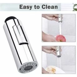 Pull Out Sprayer Faucet 2 Modes Kitchen Sprayer Faucet Pull Out Kitchen Sprayer Replacement Plastic Shower Head Shower Head For Bathroom Kitchen -Comfort Bathroom Store 97810986 4