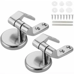 Toilet Seat Hinge Replacement Fixings Toilet Seat Hinge Zinc Alloy Toilet Seat Hinge For Wood Resin MDF Toilet Seat，Superma