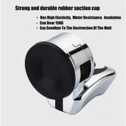 Replaceable Hand Shower Holder With High Adsorption Suction Cup Drill Free Suction Cup Wall Mount Hand Shower Shower Bathroom Shower Head Holder -Comfort Bathroom Store 97905104 3