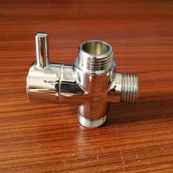 Diverter Valve, Male G1/2 Brass Faucet T Adapter Chrome Bathroom Shower Faucet Accessories Water Diverter 3 Way Male Fill Valve 9 Diverter Valve, Male G1/2 Brass Faucet T Adapter Chrome Bathroom Shower Faucet Accessories Water Diverter 3 Way Male Fill Valve -Comfort Bathroom Store 97928135 3