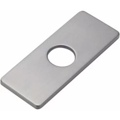 Kitchen Sink Hole Plate For Bathroom Faucet Basin Faucet Escutcheon In Brushed Nickel