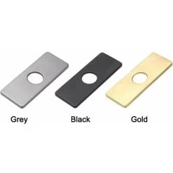 Kitchen Sink Hole Plate For Bathroom Faucet Basin Faucet Escutcheon In Brushed Nickel -Comfort Bathroom Store 97929731 3