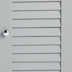 VonHaus Under Sink Bathroom Cabinet – Under Basin Storage Unit – Freestanding Grey 2 Door Cupboard With Adjustable Shelving – Wooden Furniture For Bathroom -Comfort Bathroom Store 9842073 5