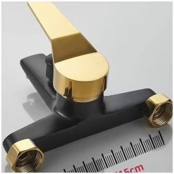 Black And Gold Shower Faucet Bathroom Faucet Single Handle Faucet 9 Black And Gold Shower Faucet Bathroom Faucet Single Handle Faucet -Comfort Bathroom Store 98628017 3