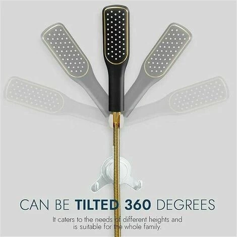 Adjustable Suction Cup Shower Head Holder With Hook, Detachable Wall Mounted Shower Head Holder, Waterproof Shower Head Holder, No Drilling 5 Adjustable Suction Cup Shower Head Holder With Hook, Detachable Wall Mounted Shower Head Holder, Waterproof Shower Head Holder, No Drilling - Image 3