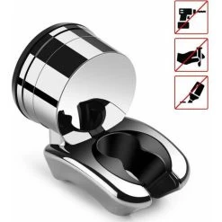 Shower Holder, Adjustable Shower Suction Cup, Wall Mounted Shower Head Holder, Bathroom Accessories