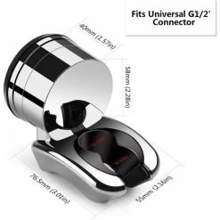 Shower Holder, Adjustable Shower Suction Cup, Wall Mounted Shower Head Holder, Bathroom Accessories -Comfort Bathroom Store 98631924 5