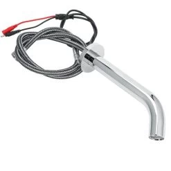 Wall Infrared Induction Sensor Water Faucet, Commercial Stainless Steel Hot Cold Basin Water Tap Water-Saving Kitchen Sink Faucet, 2.0-5.9In Sensing Distance, For Bathroom, Toilet, Hotel, Public Place -Comfort Bathroom Store 98857409 5