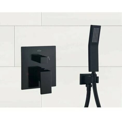 Snow-Wall Connection Elbow With Shower Bracket 1/2" Brass Square Fitting(Black) 6 Snow-Wall Connection Elbow With Shower Bracket 1/2" Brass Square Fitting(Black) - Image 4