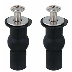 Toilet Seat Hinges Seat Fixing Accessory Fits All Toilets (18mm)