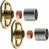 Shower Bar Mixer Valve Easy Wall Fixing Kit Chrome Exp Solid Brass Concealed 1 Shower Bar Mixer Valve Easy Wall Fixing Kit Chrome Exp Solid Brass Concealed -Comfort Bathroom Store 99707645 1