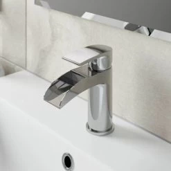 Architeckt Motala Basin Mixer Waterfall Tap Bath Mixer Tap Set -Comfort Bathroom Store 9976196 3