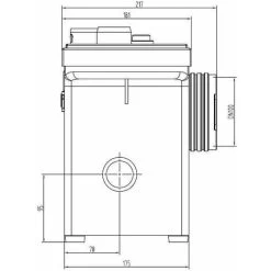 Flo-Force Extra Domestic Sanitary Macerator Waste Pump White -Comfort Bathroom Store 9976336 4