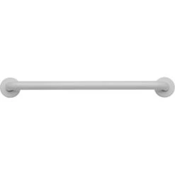 Croydex 60cm Stainless Steel Safety Grab Bar Rail, White -Comfort Bathroom Store 9985568 4