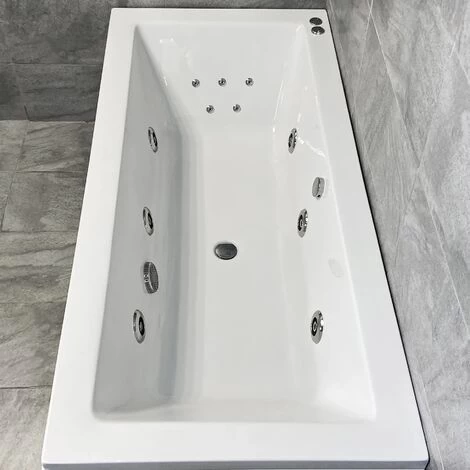 1800 X 800mm Whirlpool Acrylic Spa Bath - 6 Jet / 11 Jet With Light Option, 6 Jets 5 1800 X 800mm Whirlpool Acrylic Spa Bath - 6 Jet / 11 Jet With Light Option, 6 Jets - Image 3